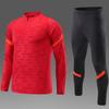Football Jersey Long Sleeve Autumn And Winter Unfleece Sweater Pullover Training Adult Suit Printing Casual Sports Jersey