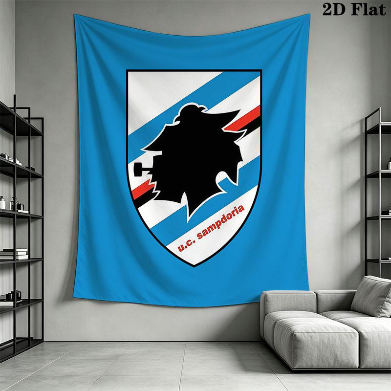 U.C. Sampdoria Wall Hanging Printed Fabric Blanket Decorative Tapestries for Bedroom Living Room Home Decor
