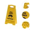1 Inch Alloy Caution Sign Model for Dollhouse Accessories