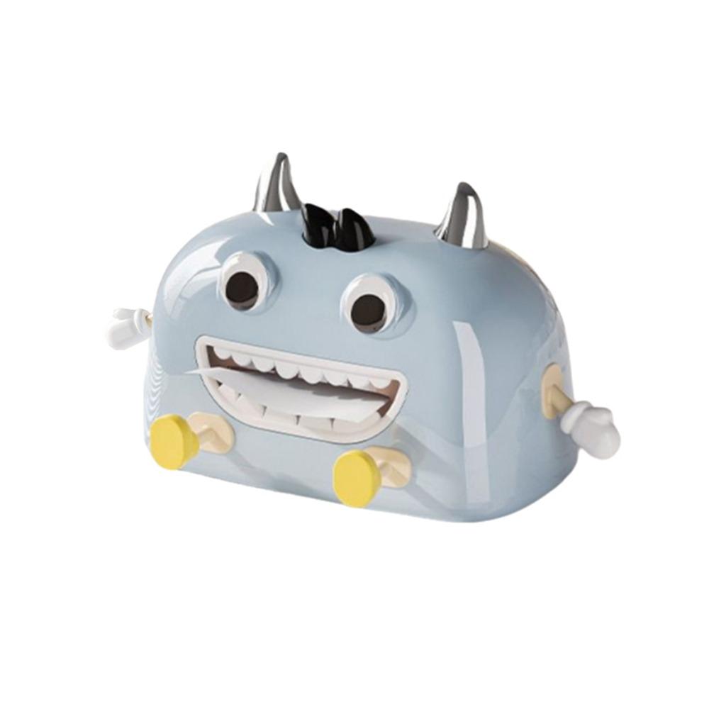 Cute Desktop Tissue Case with Phone Holder Facial Tissue Holder Cartoon Tissue Box  Entrance Hall