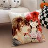 Fantasy Japanese Anime YYona Of The Dawn Cushion Cover Throw Pillow Cover Hidden Button Durable Polyester Chair Cushion