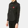 Comme des Garçons PLAY (WMNS) COMME Des GARCONS PLAY L/S Shirt Red Emblem 'Black' Women's AZ-B001-051-1