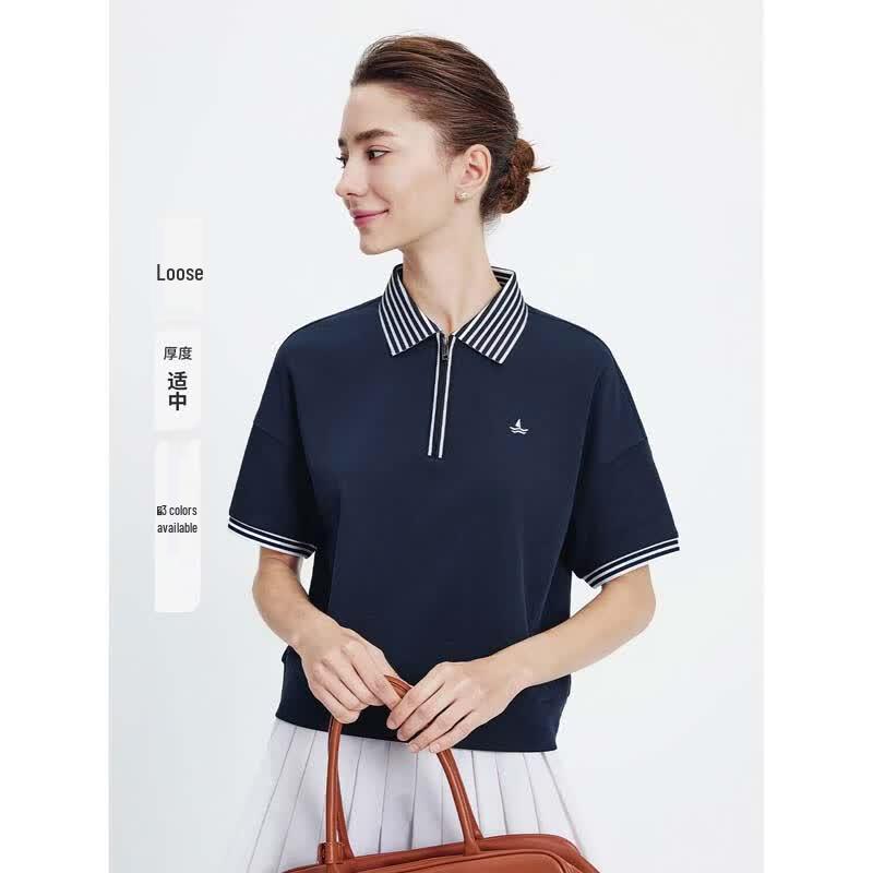 Navigare Women's Short Sleeve Polo T-Shirt