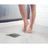 Bonde à chaper douche à l'italienne Venisio compact Wirquin 30723462 - Gris - ABS - WIRQUIN - Bonde de douche