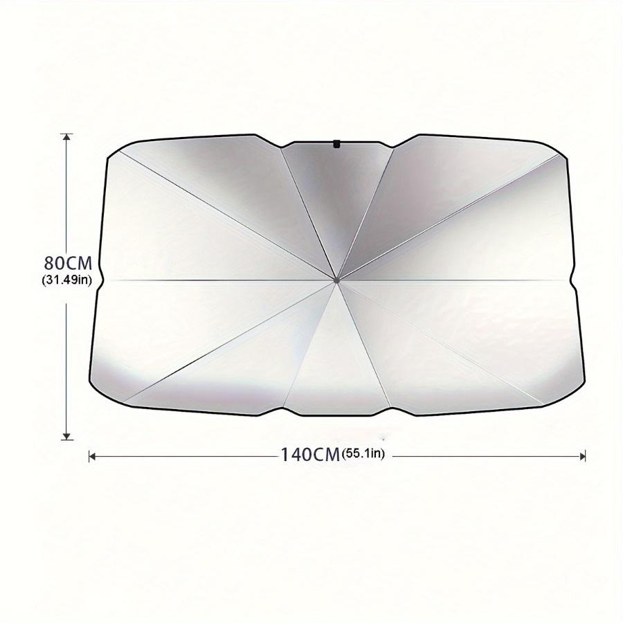 

Car Windshield UV Protection with Heat Insulation Sunshade Curtain 140*80 cm Unfolded Size