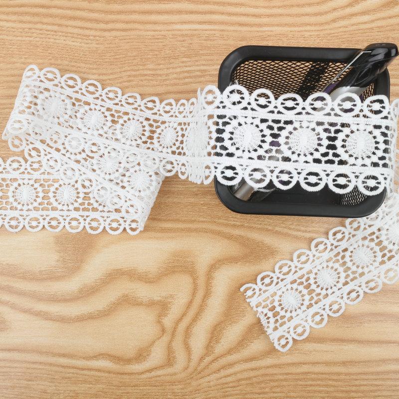New Milk Silk Lace, Water-Soluble Embroidery Lace Accessories Diy Clothes Shoes Bags Curtains Decoration Handmade