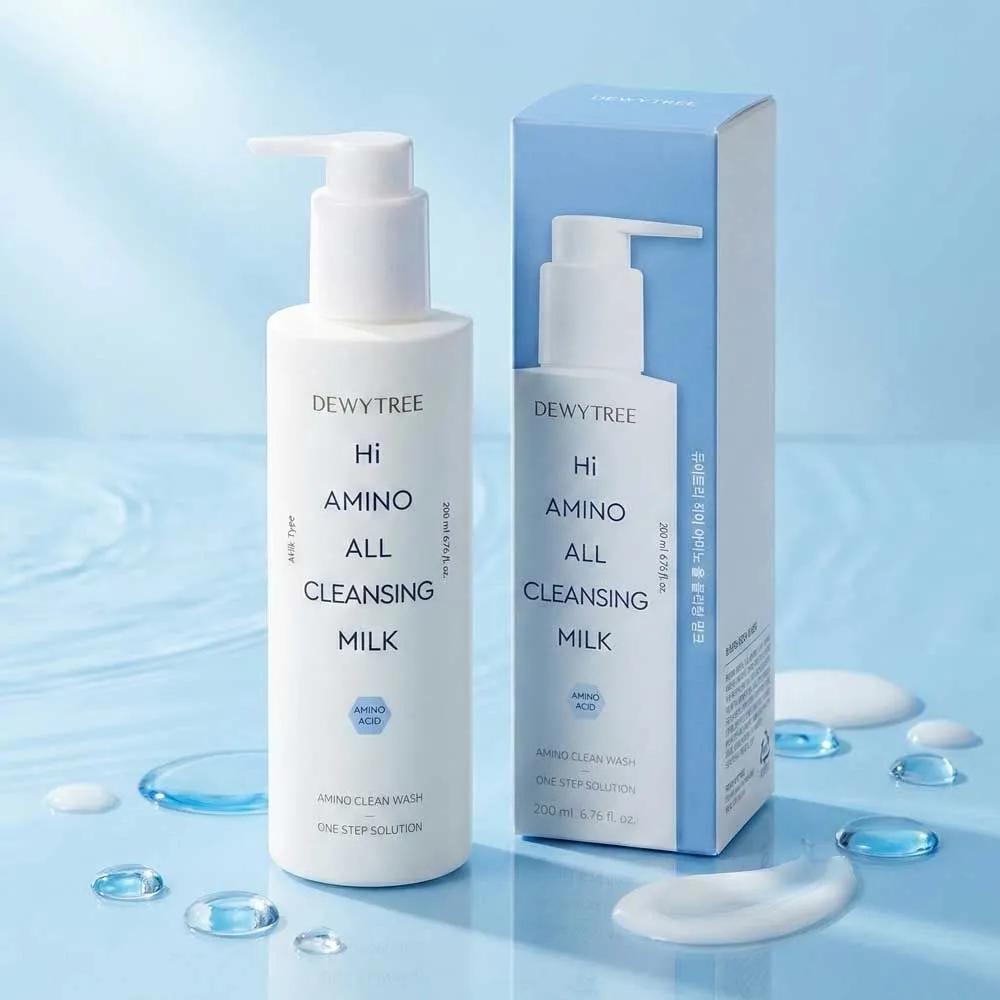 DEWYTREE High Amino All Cleansing Milk 200ml Mildly Acidic Moisture-Rich Deep Cleansing