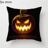 Halloween Decoration Pillowcase Jack-O-Lantern Ghost Face  Party  Sofa Cushion Cover Bedroom Home Decor