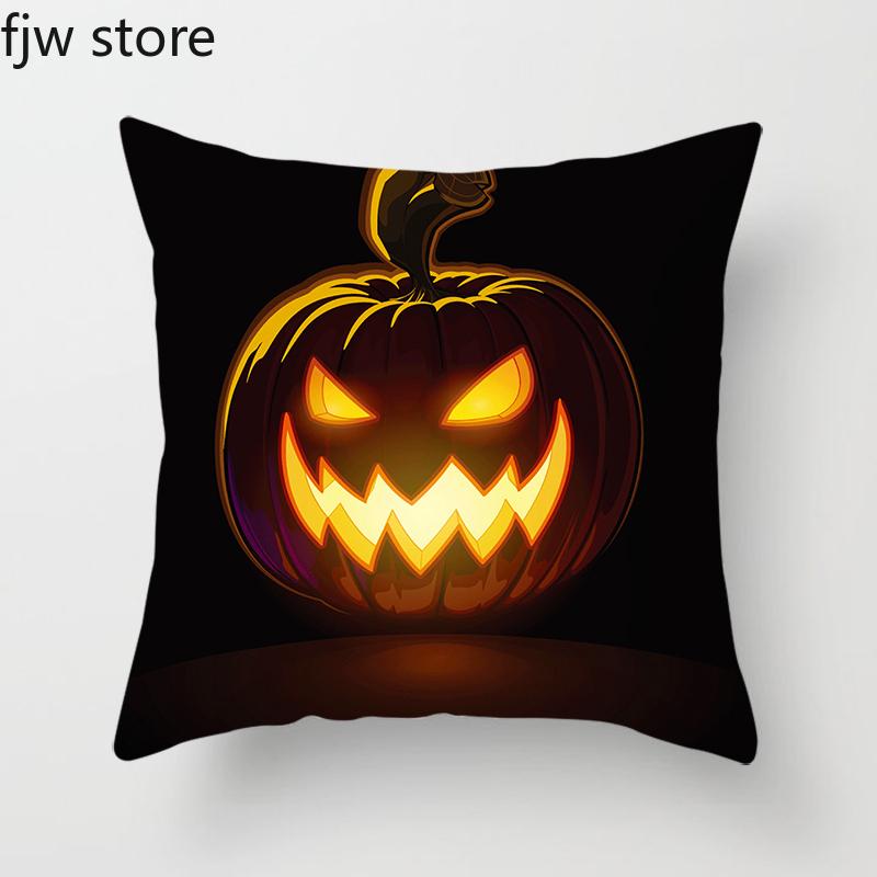 Halloween Decoration Pillowcase Jack-O-Lantern Ghost Face  Party  Sofa Cushion Cover Bedroom Home Decor