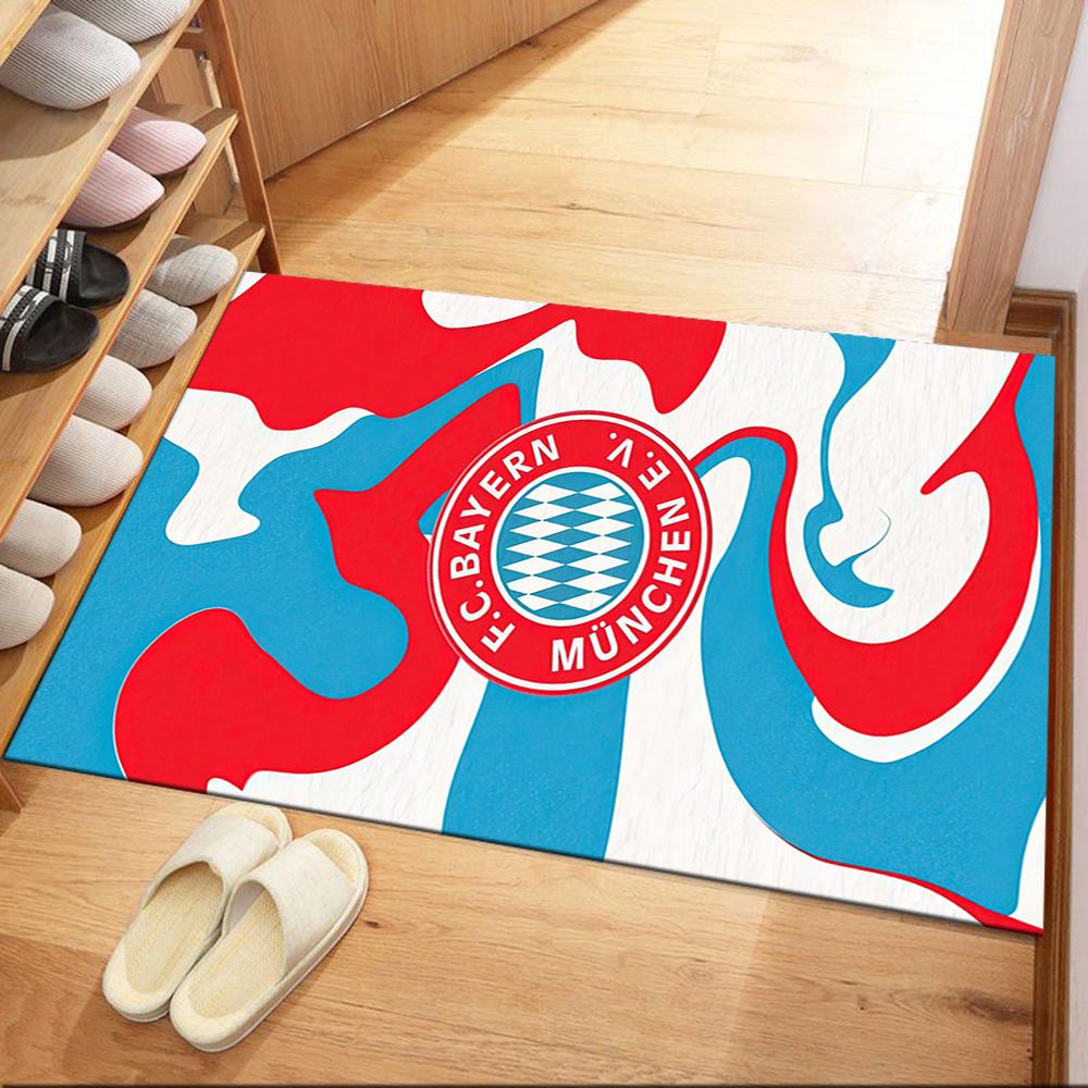Fc Bayern Munich Uefa Champions League Themed Graphic Square rugs are a great choice for living rooms, bedrooms, home décor, and as gifts.