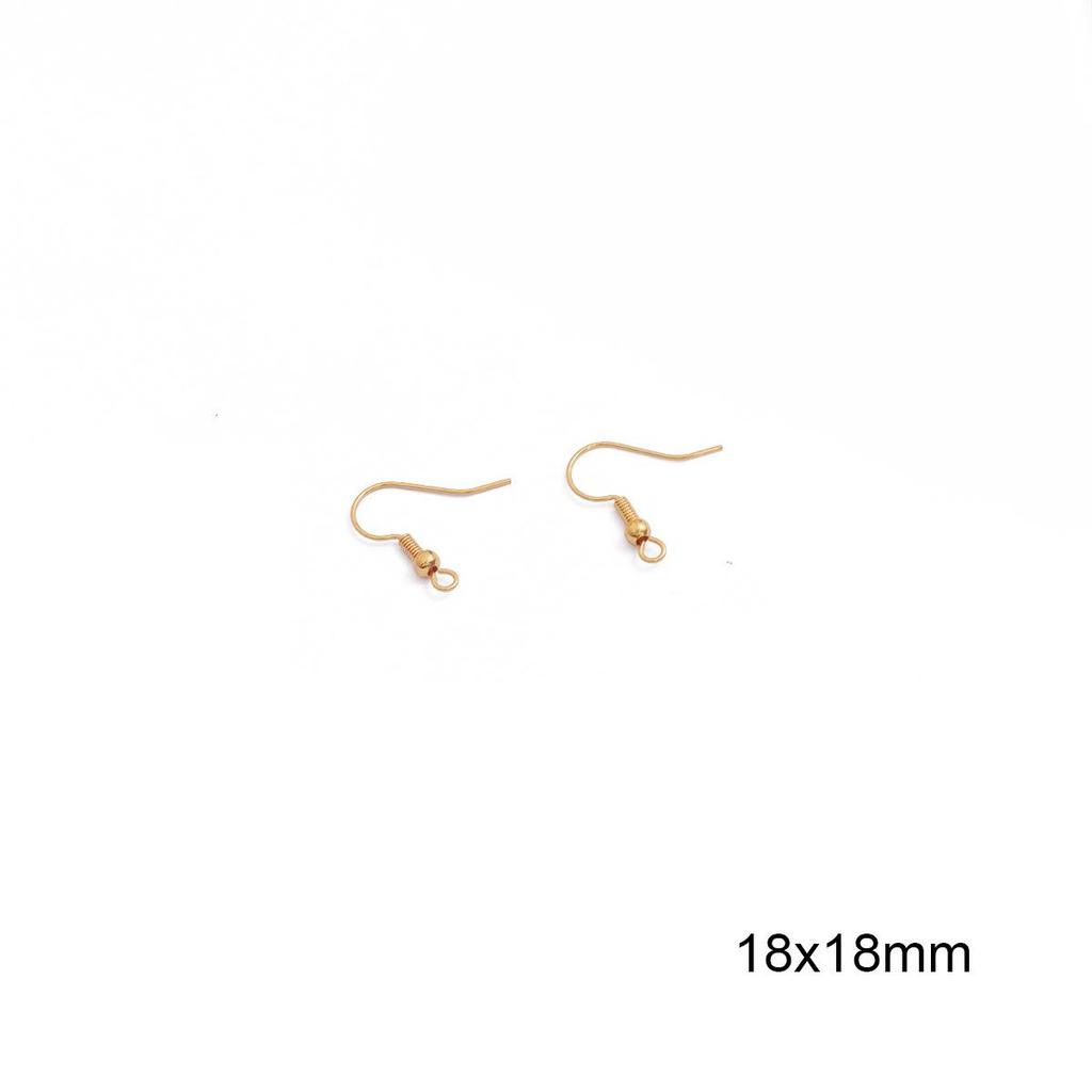 18K Vergoldete Kupfer Creolen - Handgemachter DIY Ohrschmuck