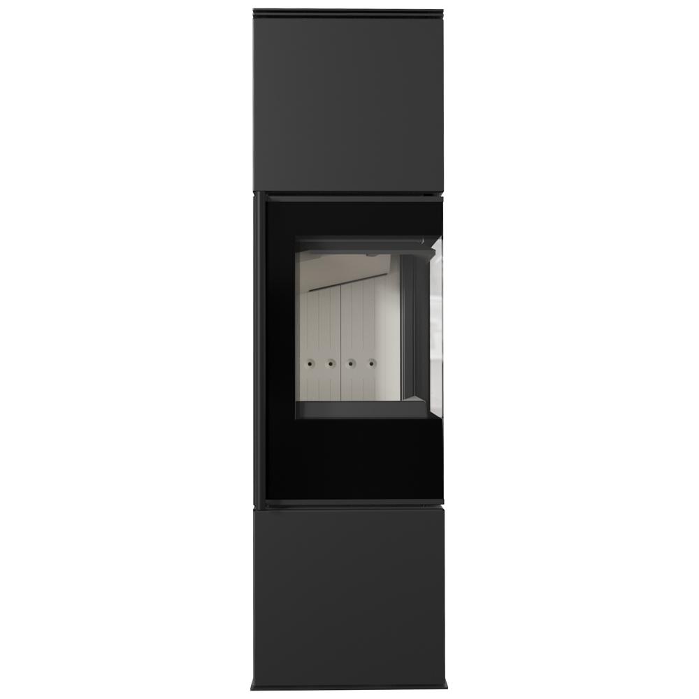 Wood burning steel stove KRATKI REN/M right Ø 150 7 kW self closing door