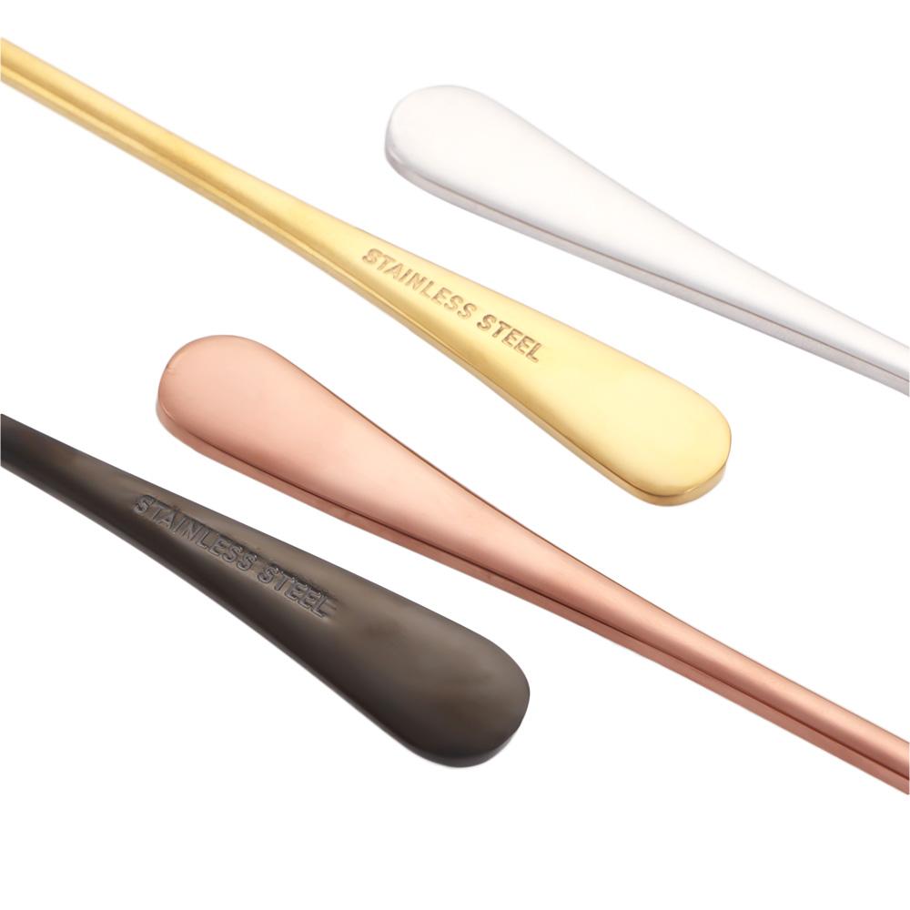 Dessert Mixing Flatware Tableware Long Handle Home Ice Cream Spoon Spoon Teaspoons Coffee Spoon