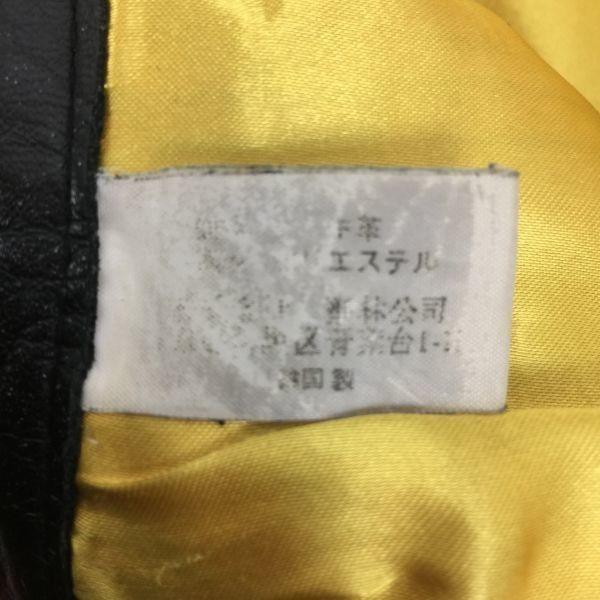 H.R.MARKET Hollywood Ranch Market Leather Riders Pants Black size 28(USED)