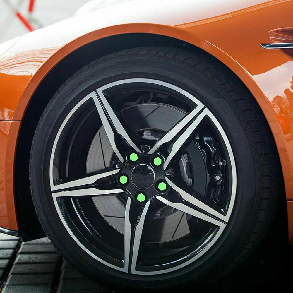 Capac șurub Capac piuliță roată Duritate 17 mm Accesorii Piese de schimb pentru urechi Moliciune 20 buc Butuc de praf Grădină Birou