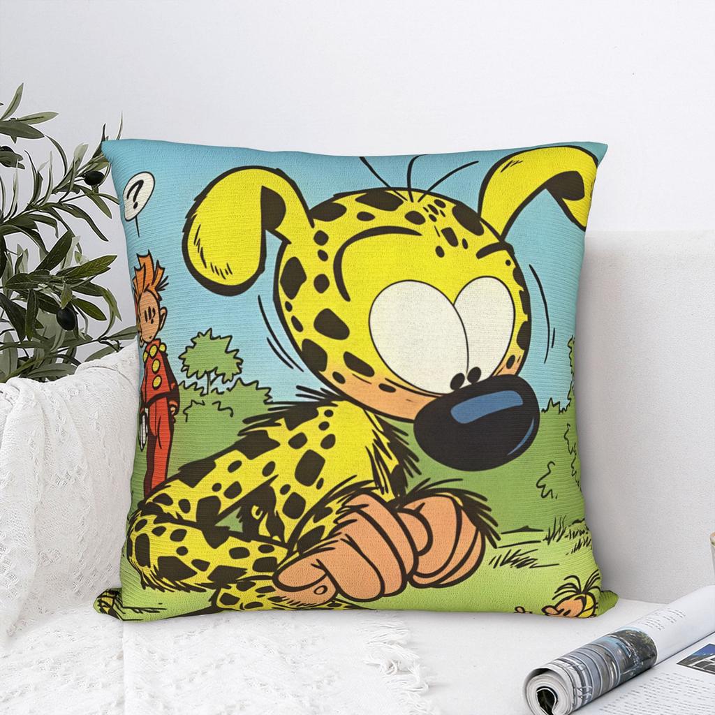 Funny Marsupilamis Pillow Case Soft Pillow Cover For Sofa Bedroom Home Decor Vintage Pillowcases