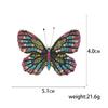 Rhinestone Butterfly Brooches for Women Unisex Enamel Insect Pins Banquet Party Backpack Gifts Jewelry Accessories