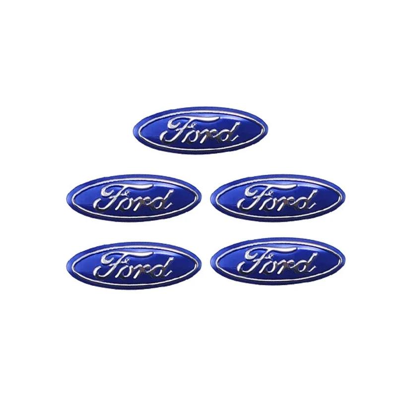 

Car Sticker 2026 Ford New 2025 Hot Car Key Shell Sticker 3D Aluminum Auto Key Remote Decals For Ford Focus 2 3 Mondeo Kuga Fiest