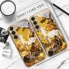 tall and sturdy horse For Samsung Galaxy S26 S20 FE S21 S22 S23 Plus S24 Ultra S25Ultra S21+  S22Plus Golden glass phone case