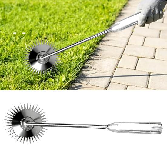 Hand-Unkrautstecher mit 360-Grad drehbarem Kopf Unkrautzieher mit ergonomischem Griff Manuelles Unkrautentfernungswerkzeug zum Ausreißen von Löwenzahn Distel Garten Rasen Terrasse