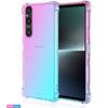 Gradient Silicone TPU Case for Sony Xperia 1 VI 10 V 5 IV III Protective Cover Shockproof Transparent Fundas Coque Capa