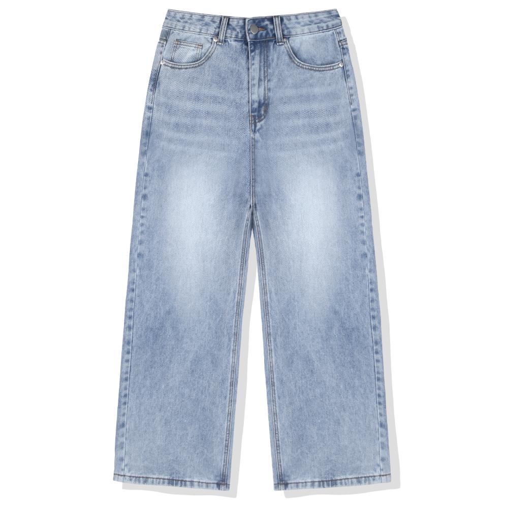 ULIFEZIP [2Pack] Normal Women'S Washed Wide Denim Pants 7 Colors [Ulzd_1002] (A Type)