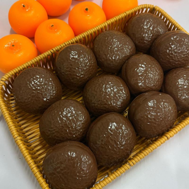 Chocolate Stress Ball Shapeable Non-Bounce Crunchy Squshiy Squeeze Ball Fidget Toy Asmr Sensory Anti-Stress Toys For Adults Gift