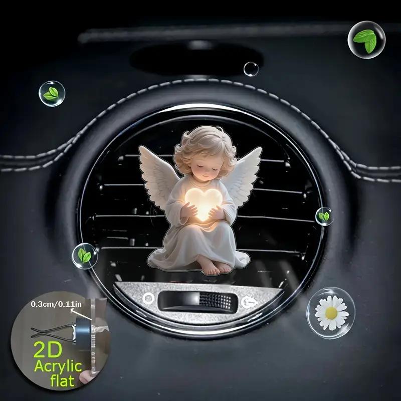 Acrylic Car Accessories LED Light Up Coasters Cup Holder Glowing Mat for Night Driving Parties and Car Interior Ambience