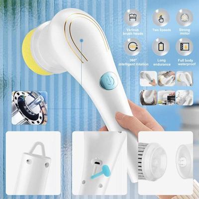 Electric Bathroom Cleaning Brush Kitchen Scrubber Cleaning Tool Manual Tub Brush Electric Sink Cleaning Brush