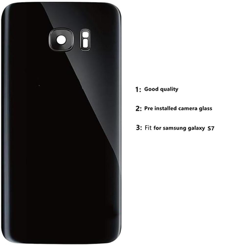 Back Cover Glass Replacement Housing Door with Frame Lens for Samsung Galaxy S7