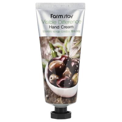 Visible Difference Hand Cream, Olive, 3.52 Oz (100 G)