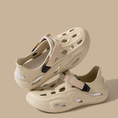 Men Summer Plus Size Cave Cool Slippers Casual Outdoor Anti Slip Thick Soled Beach Sandals Shoes 36-46