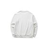 Anta Life Series Long Sleeve Fleece Pullover Sweatshirt Men Tops White 952048729-1