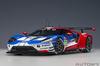 AUTOart 1/18 Scale Scale Model 81912 Ford GT 2019 #68 Le Mans 24 Hours LMGTE Pro Class Blue/White/Red