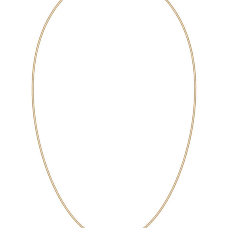 LUNNE Silver 925 Silky Round Snake Necklace #LSN66