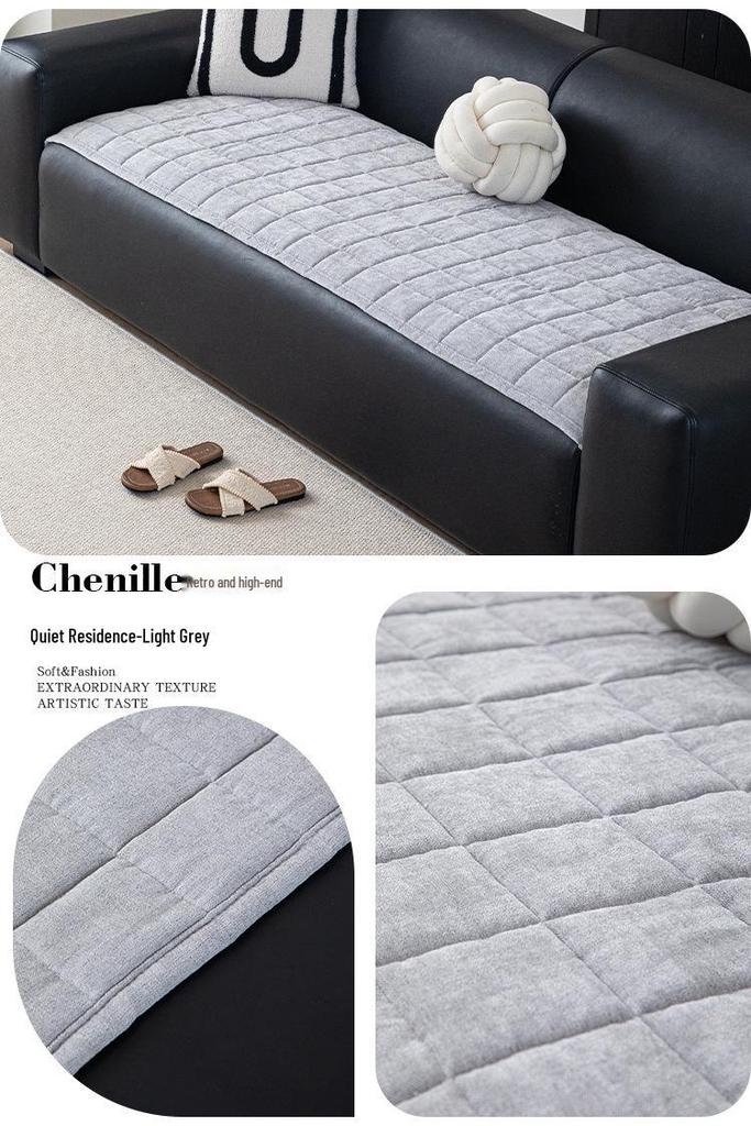 Chenille Four Seasons Non-slip Sofa Cover - Durable, Dirt-resistant Seat Cushion