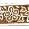 IBA Indianbeautifulart Decorative Wooden Stamp Printing On Apparel Fabric Border Fine Art Block
