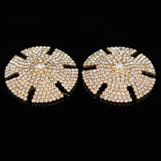 1 Pair Beautiful Sexy Lightweight Nipple Sticker Rhinestone Embedded Breast Cover Pasties Body Jewelry