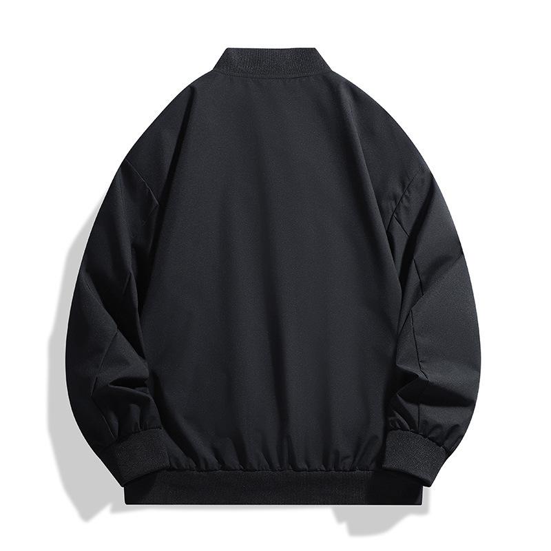 Spring and Autumn New Jacket Men's Simple Loose and Versatile Baseball Collar Fashion Flight Suit Jacket Men's Shock Clothes Men