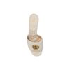 Gucci 95mm Matelasse-effect Leather Mules 674839 BKO00 9022