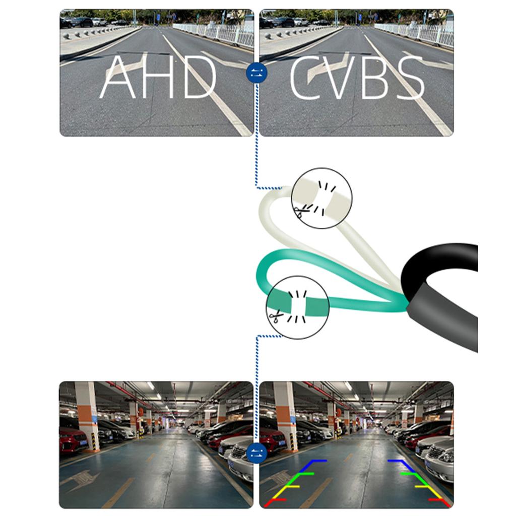Car Backup Camera Rear View Camera 1080P Clear Interference Resistant 170 Degree Wide Angle Reversing Camera