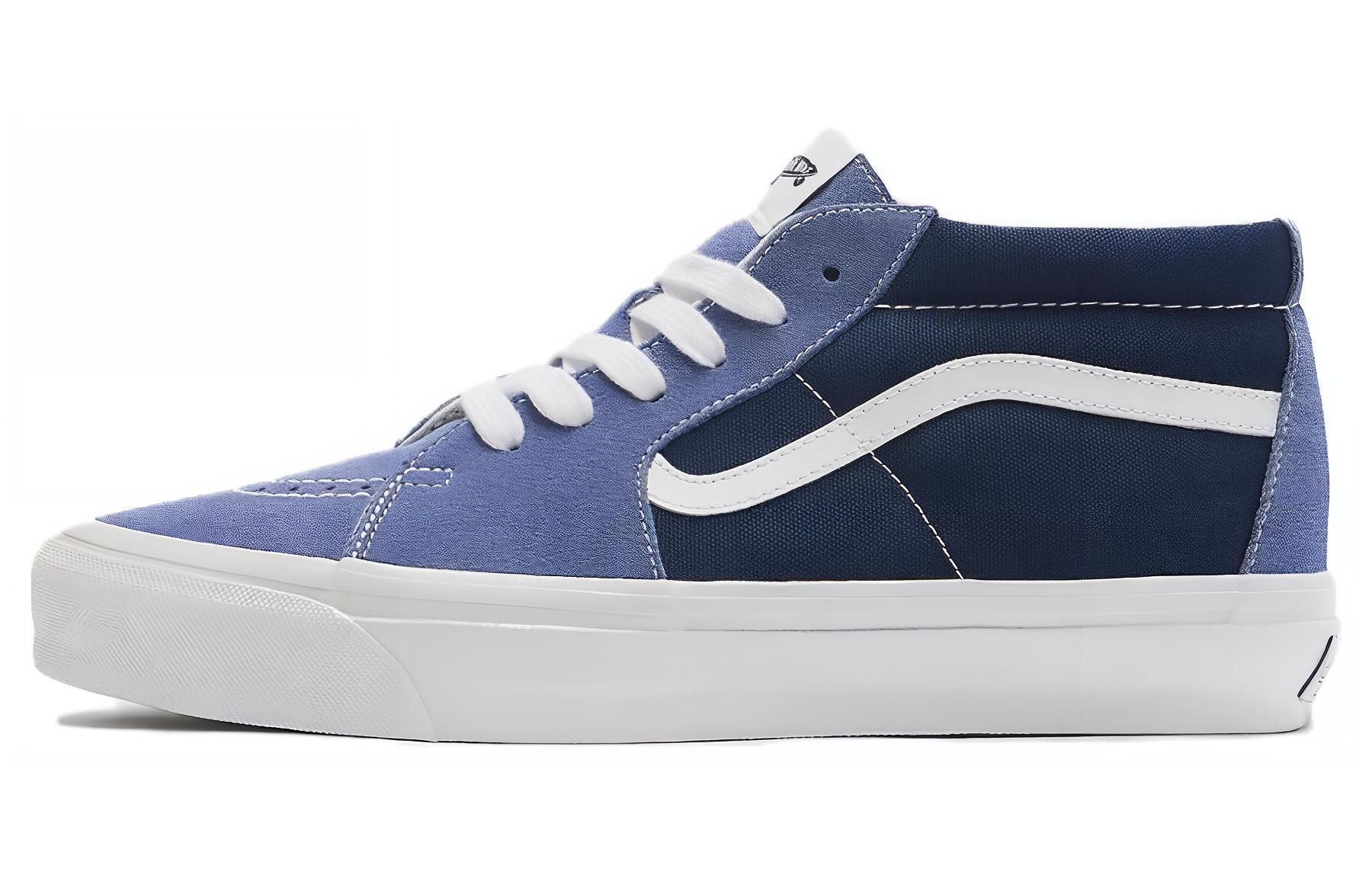 Sk8 Premium Vans-Mid 83  Navy White  VN000CQQDWR 44