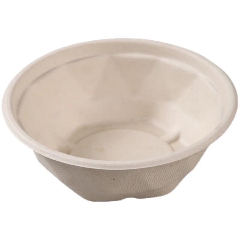 Zhenyu 1000ml Disposable Bagasse Food Containers with Lids, 200-Pack