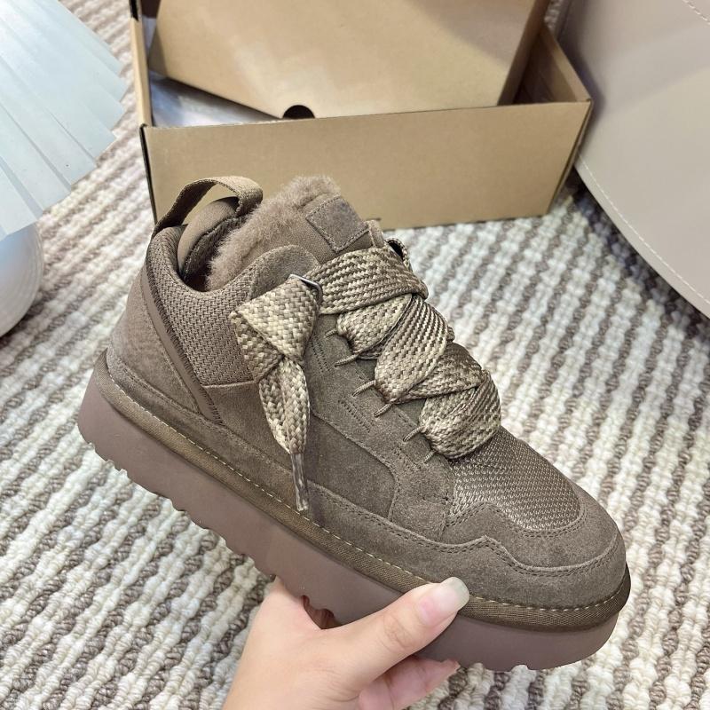 Fashion News In Stock Women s short leather shoes, casual, comfortable, warm, fashion, high, durable, soft shoes 35