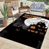 1pc Halloween Party Area Rug, Slip-Resistant, Easy-Clean, Stain-Resistant, Perfect for Cozy Living Rooms, Bedrooms, Kitchens, Offices, and H