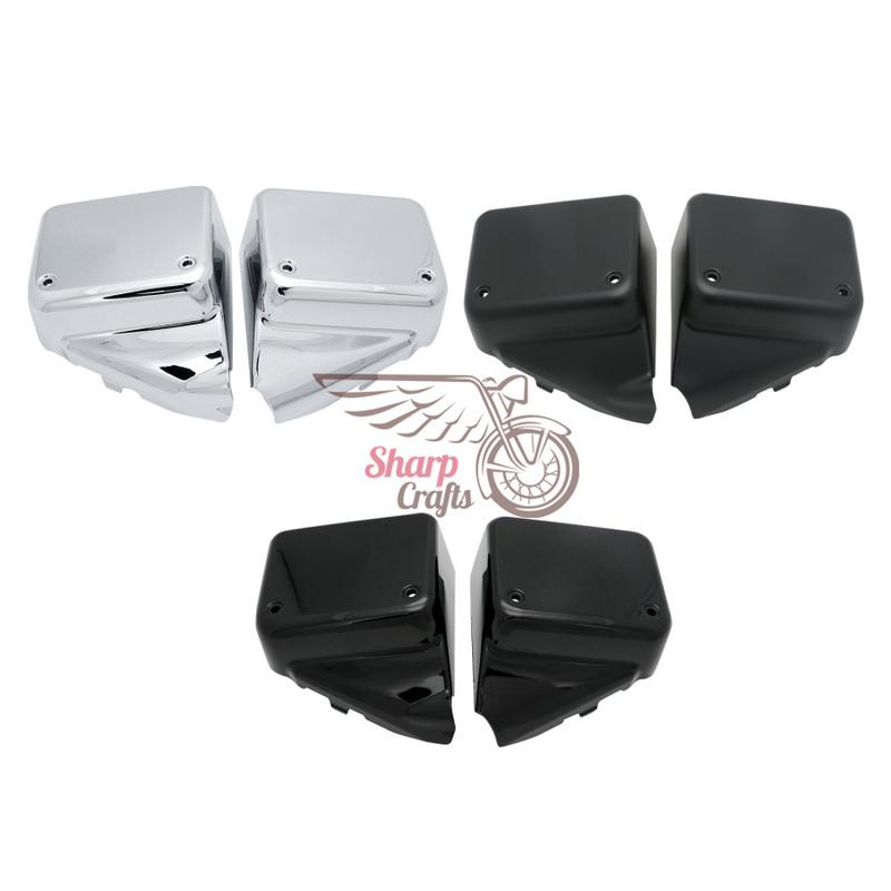 Motorcycle ABS Plastic Battery Side Fairing Covers For Honda Shadow Spirit VT750 DC 2000-2009 Black Widow 2000-2007 Panel Frame