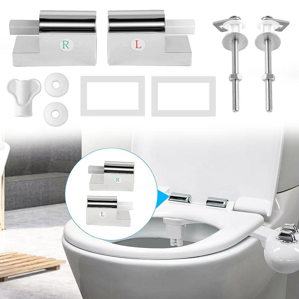 Sada na výměnu pantů WC sedátka s pomalým zavíráním Bezpečně upevňuje