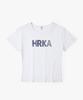 Hilukaakaibeu Mix Lettering Women'S Slim Fit Short Sleeve T-Shirt