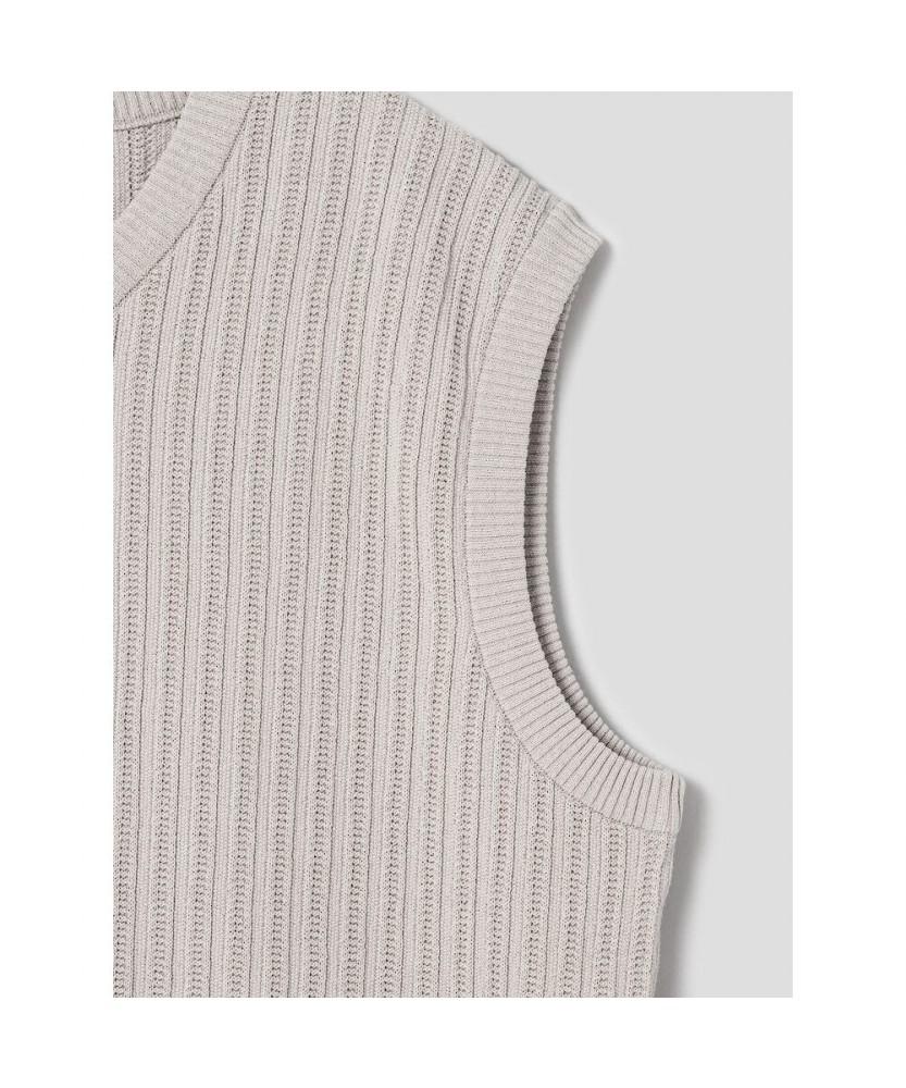 Shift.G Vneck Vest Beige