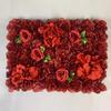 60X40cm Artificial Flower Wall Panels Handmade Silk Rose Flower Wall  Outdoor